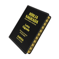 BIBLIA SAGRADA GIGANTE LUXO PRETA - C/ HARPA RC