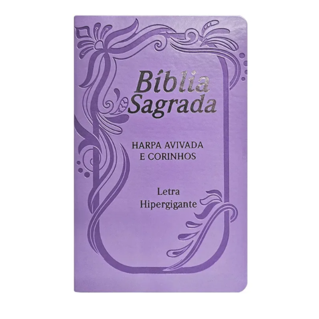 Biblia Feminina Evangelica Letra Hipergigante Harpa Corinhos