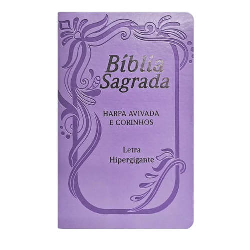 Biblia Feminina Evangelica Letra Hipergigante Harpa Corinhos