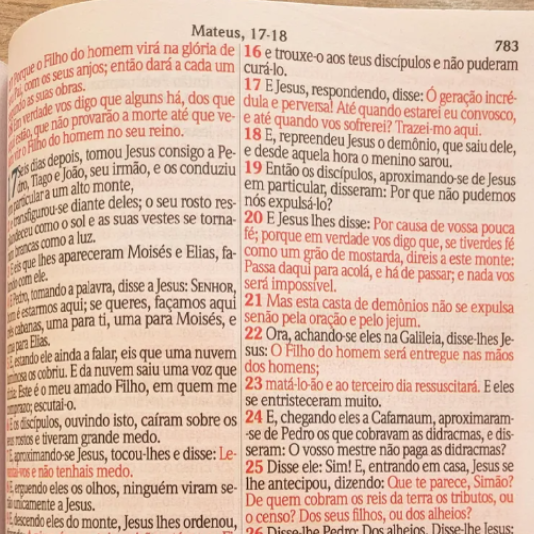 Biblia Jumbo Letra Extra Gigante Harpa Feminina Índice Rosa