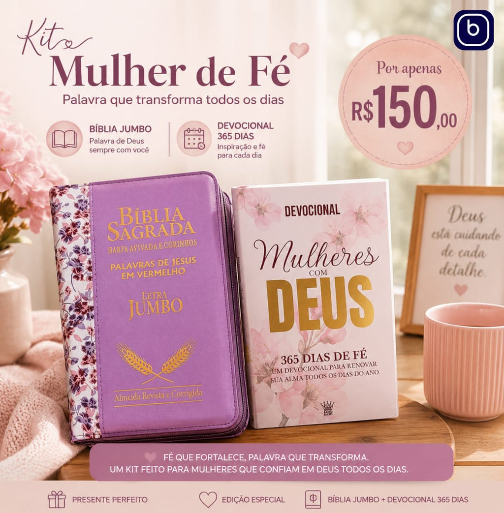 Kit Mulher de Fé