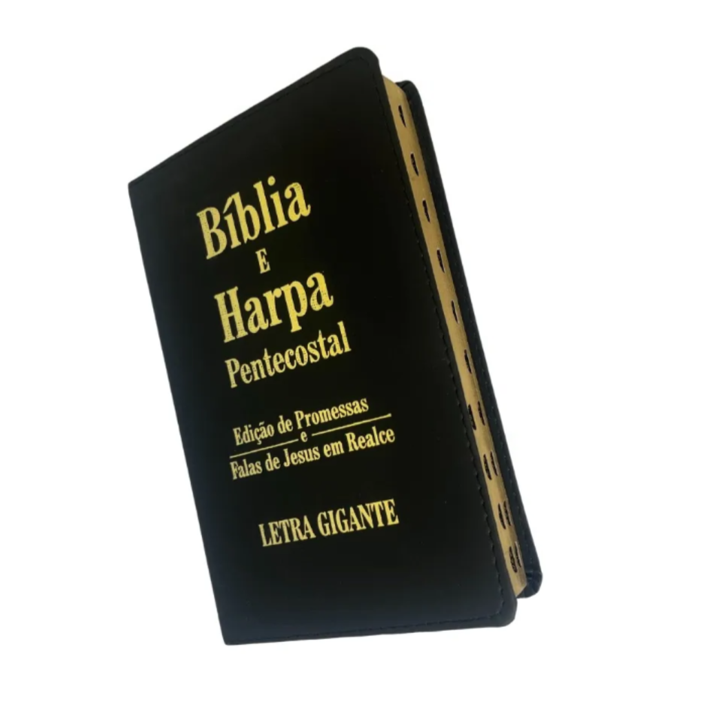 Bíblia Sagrada Letra Gigante Luxo C Índice Douração Lateral